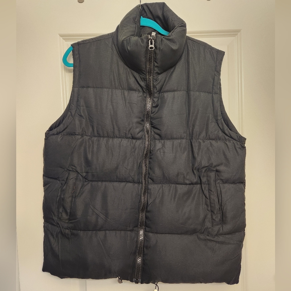 Black Puffer Vest